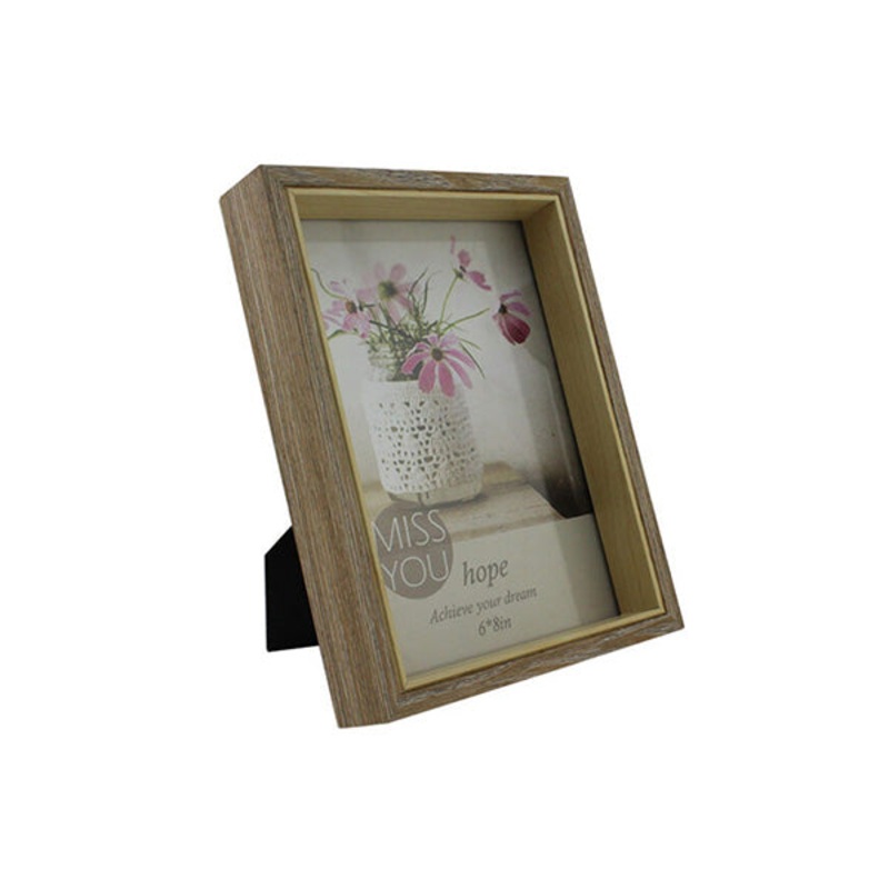 Cool Gift, Wood Picture Frame with Glass Front – Size Small – 89204