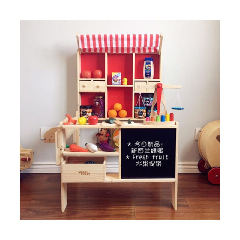 Cool Gift, Wooden Play Shop for Kids – 95424