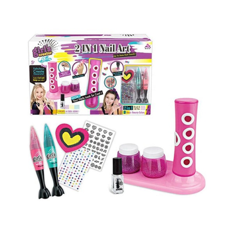 DIY, Girls Nail Art Kit, Basic Beauty Kit – 96577