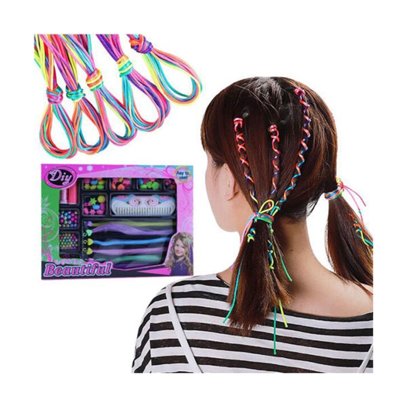 DIY, Hair Girls Beading Braiding Set Kids Fashion Toy – 96559