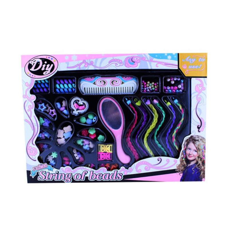 DIY, Hair Girls Beading Braiding Set Kids Fashion Toy – 96560