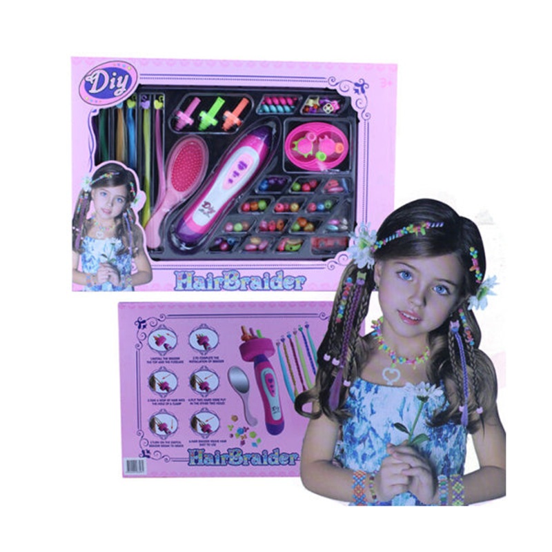 DIY, Hair Girls Beading Braiding Set Kids Fashion Toy – 96563