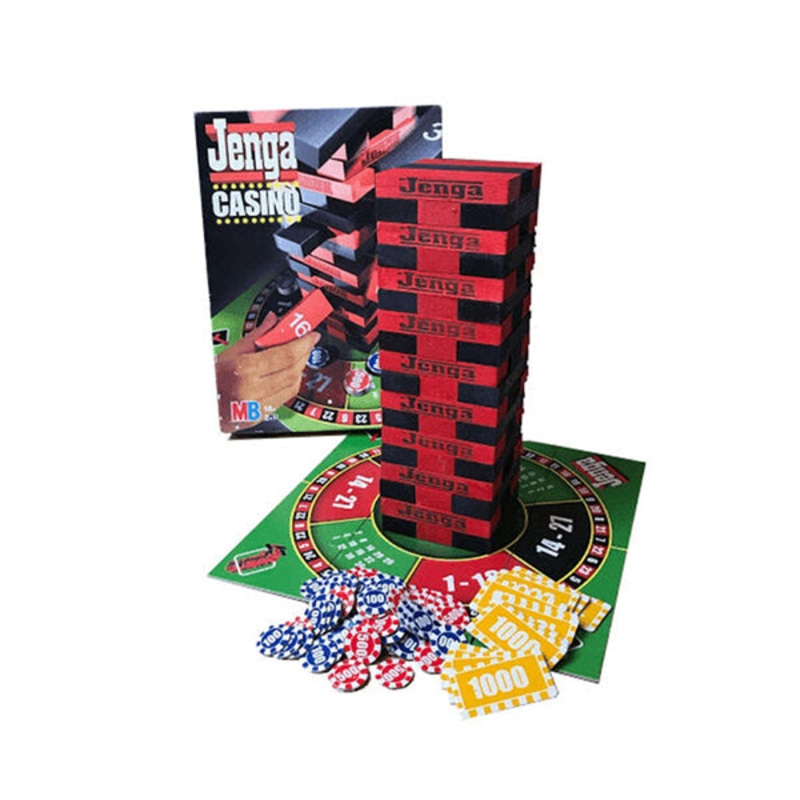 Jenga Casino Edition – 96741|Black|Brand New