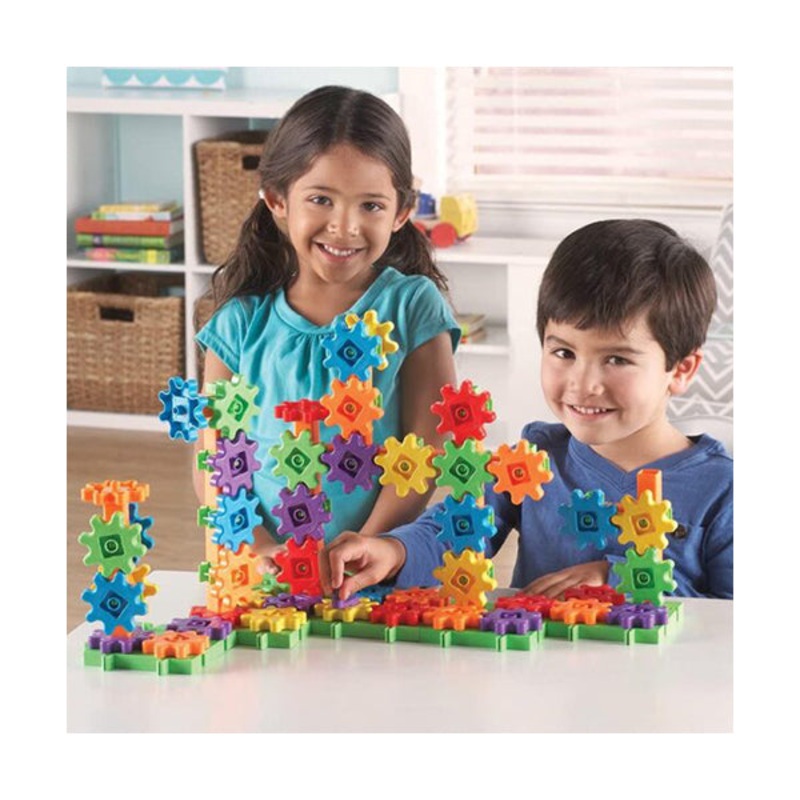 Learning Resources Gears, Dr. Xi Gear – 60pcs – 95553