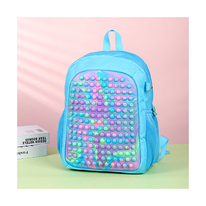 Pop It Fidget Toys Camouflage Backpack Silicone – 10904