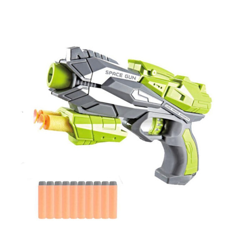 Soft Space Gun Bundle With 5 PCs Bullets – 96548