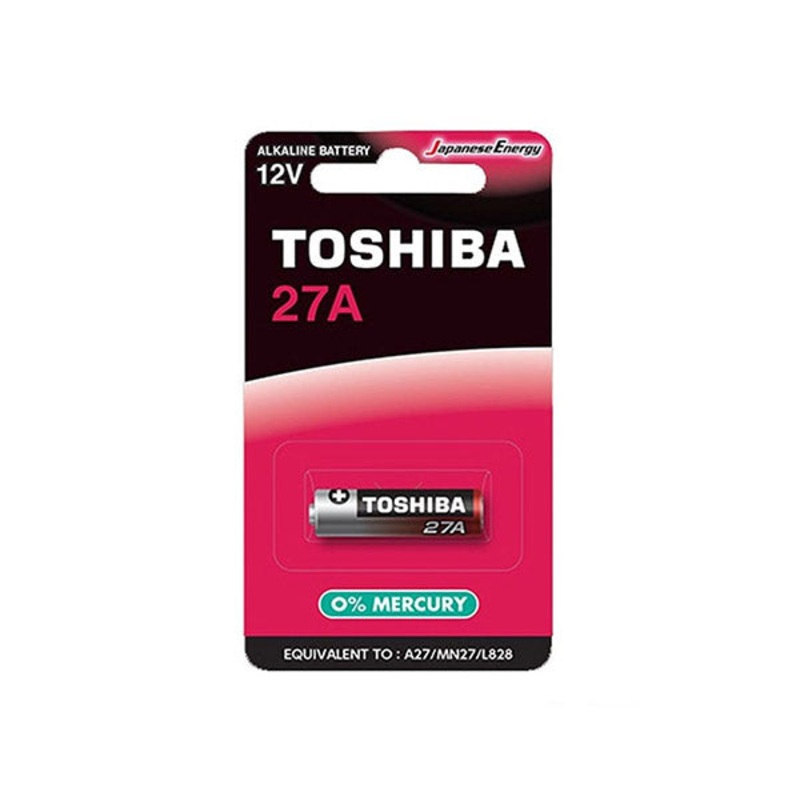 Toshiba 12V Alkaline Battery 1 Piece 27A BP-1