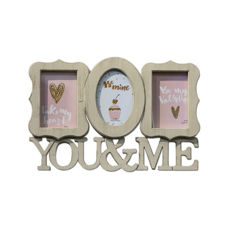 Vintage-Style French Wall Photo, 3 Frame Collage – 92371