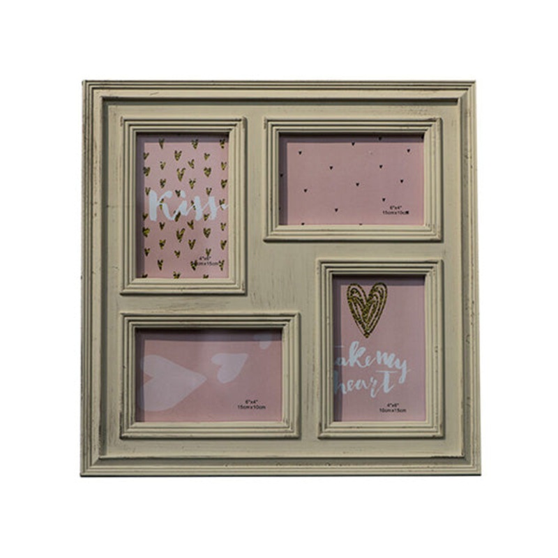 Vintage-Style French Wall Photo, 4-Frame Collage – 92375