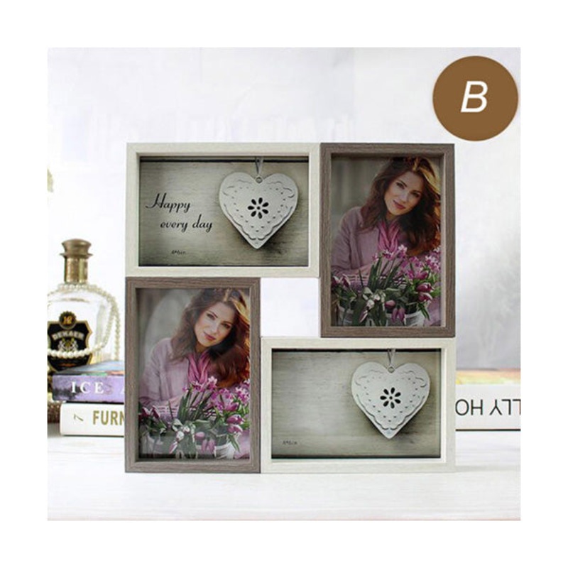 Wood Photo Frame  4 Frames 10 x 15 cm – 98344