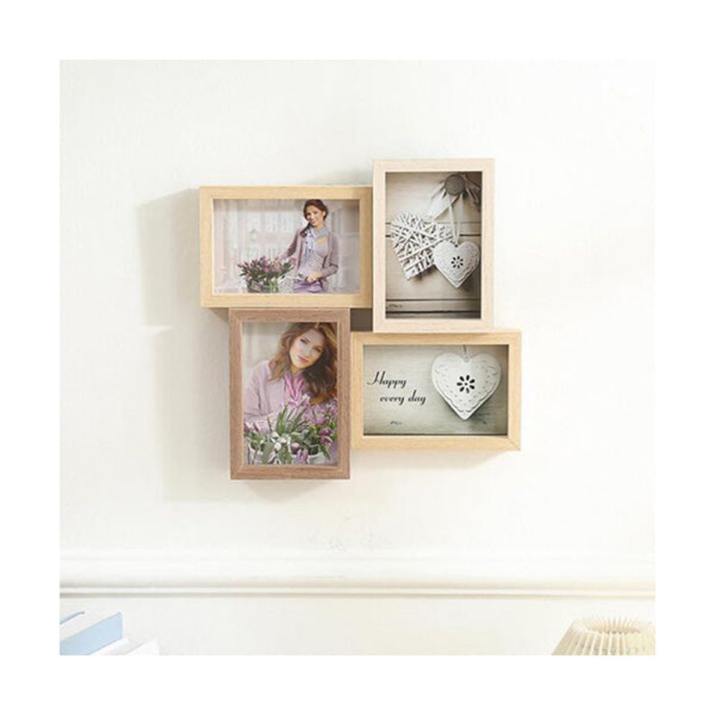 Wood Photo Frame  4 Frames 10 x 15 cm – 98347