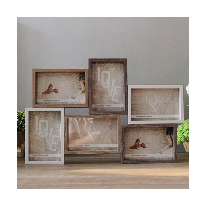 Wood Photo Frame  6 Frames 10 x 15 cm – 98349