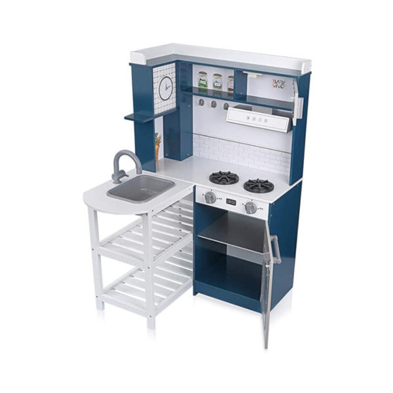 Wooden Pretend Large interactive kitchen for Kids, Included Accessories – 95426