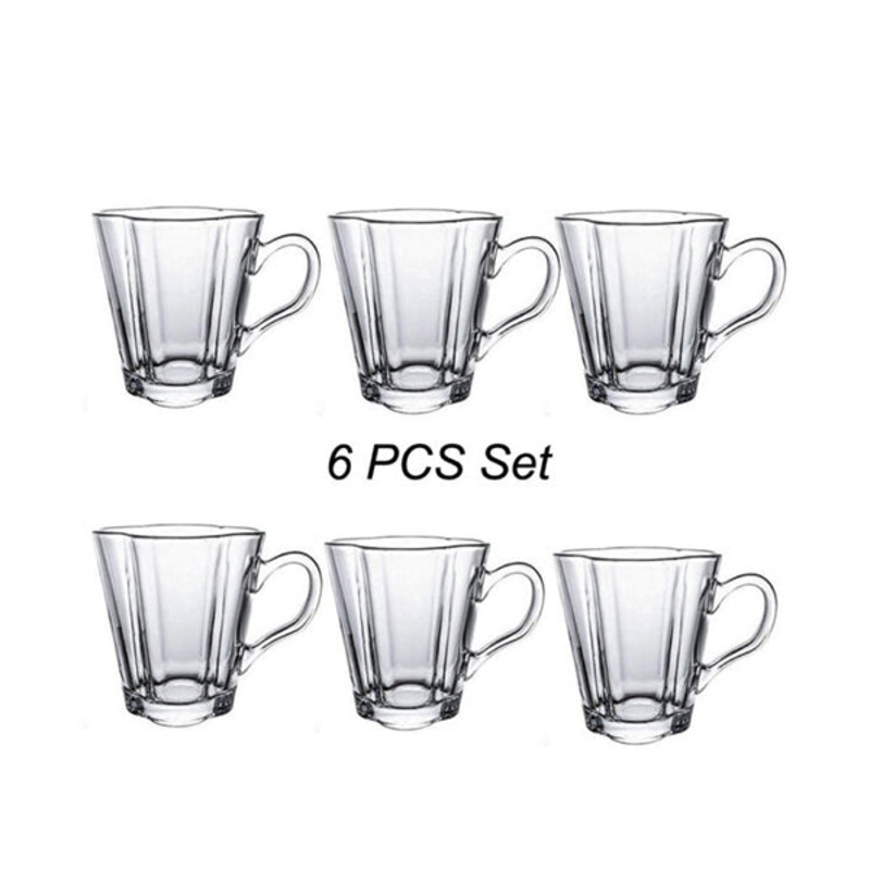 6 PCS Flower Shaped Glass Cup – 97838