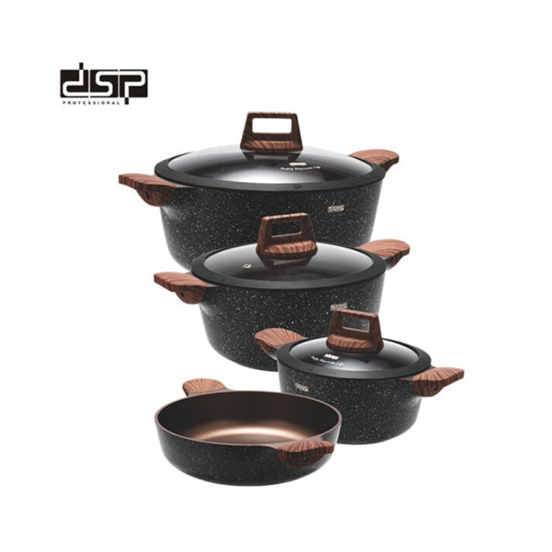 DSP 7 PCS Deluxe Non-Stick Multi-Cookware Set CA004-S01 – CA004-S01-B