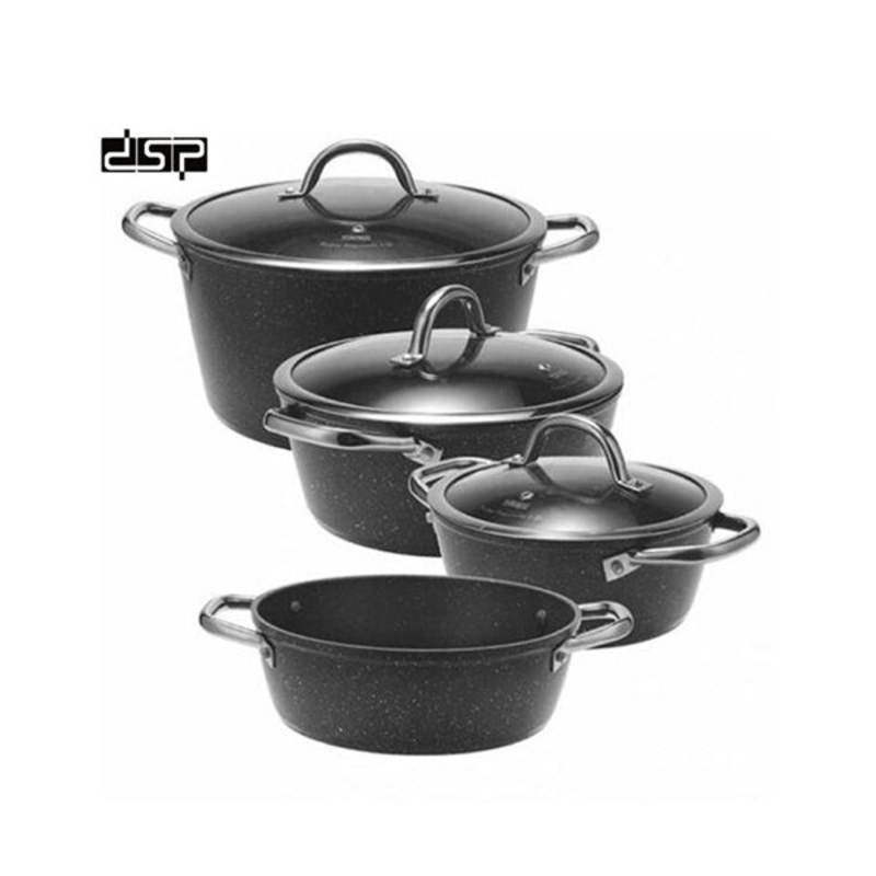 Dsp 7 Pcs Non-stick Professional Casserole Cookware Set Ca008-s02 – 96256