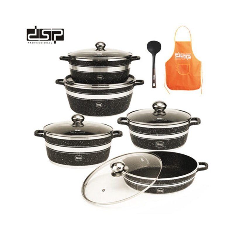 DSP Deluxe Non-Stick Multi-Cookware set of 12 PCS CA015-S01 – 98653