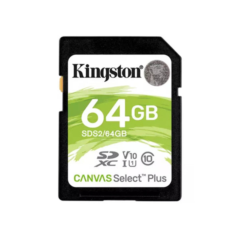 Kingston 64GB SD Card (SDXC) UHS-I U1  100MB/s
