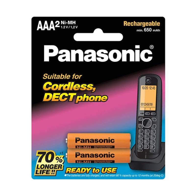Panasonic AAA Rechargeable 650mah