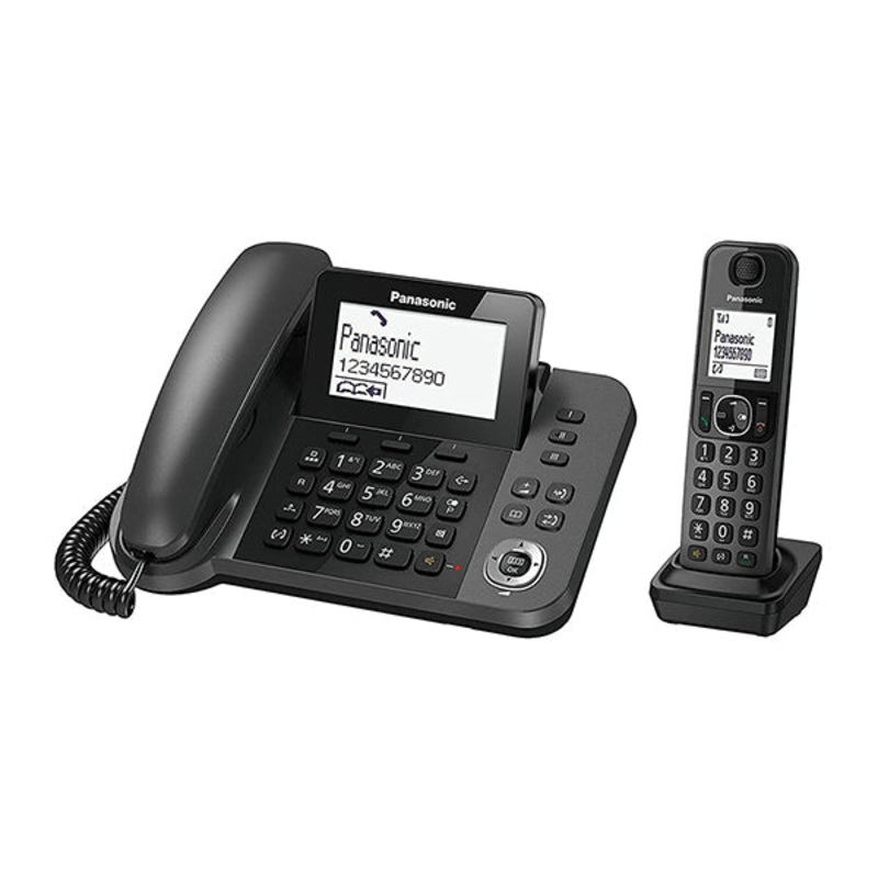 Panasonic Digital Corded and Cordless Phone with Handset KX-TGF310