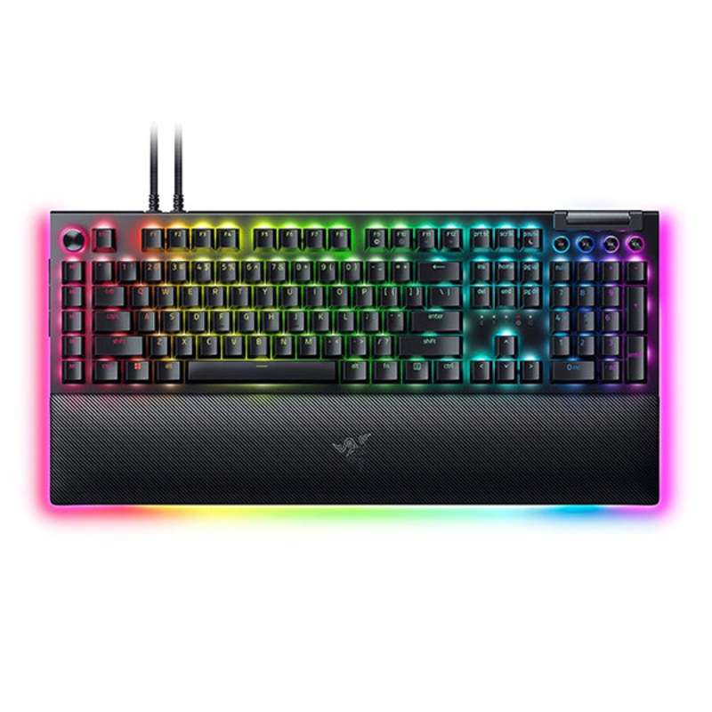 Razer BlackWidow V4 Pro – Mechanical USB Gaming Keyboard (Green Switch) – US Layout – FRML – RZ03-04680100-R3M1