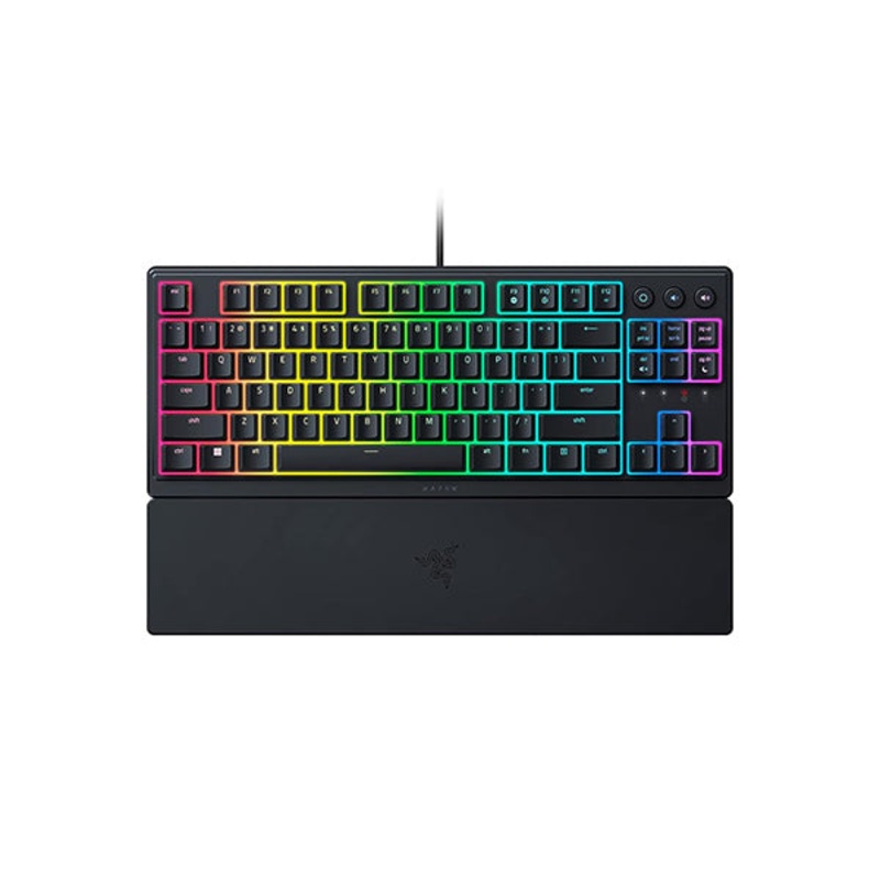 Razer Ornata V3 Tenkeyless – Low Profile Gaming Mechanical Membrane Wired Keyboard, US Layout – RZ03-04880100-R3M1