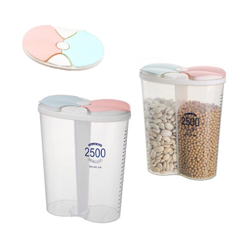 2 Partition Food Container 2500ML – 94756