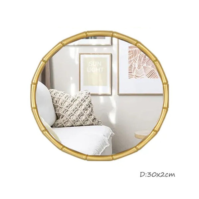 30cm Gold Mirror Wall Hanger HB-Y43 – 98662