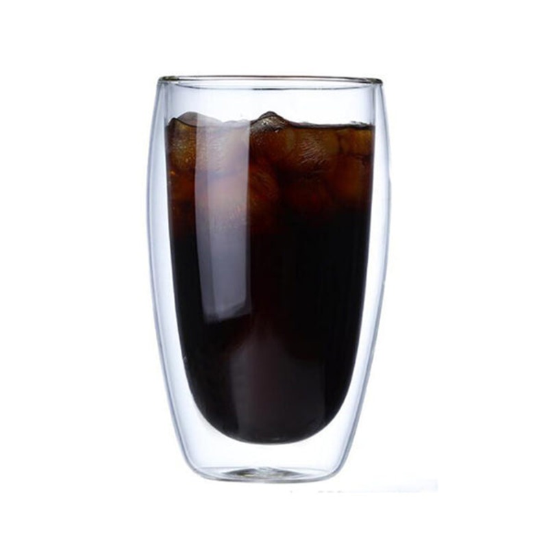 450ml Double Glass Cup (D8.5 X H16) CM – 10992