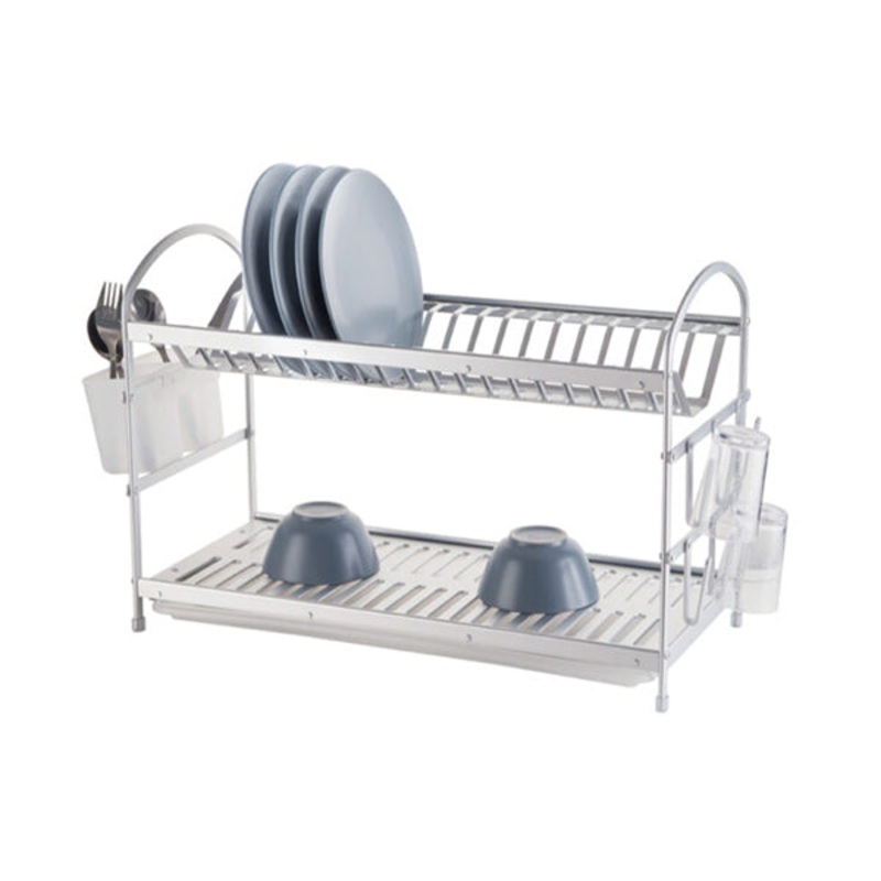 Aluminium Large 2-Layer Dish Rack – 11049