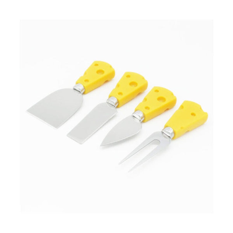 Cool Gift, 4 Pieces Set Cheese Knives, Cheese Shape Hand – 90445
