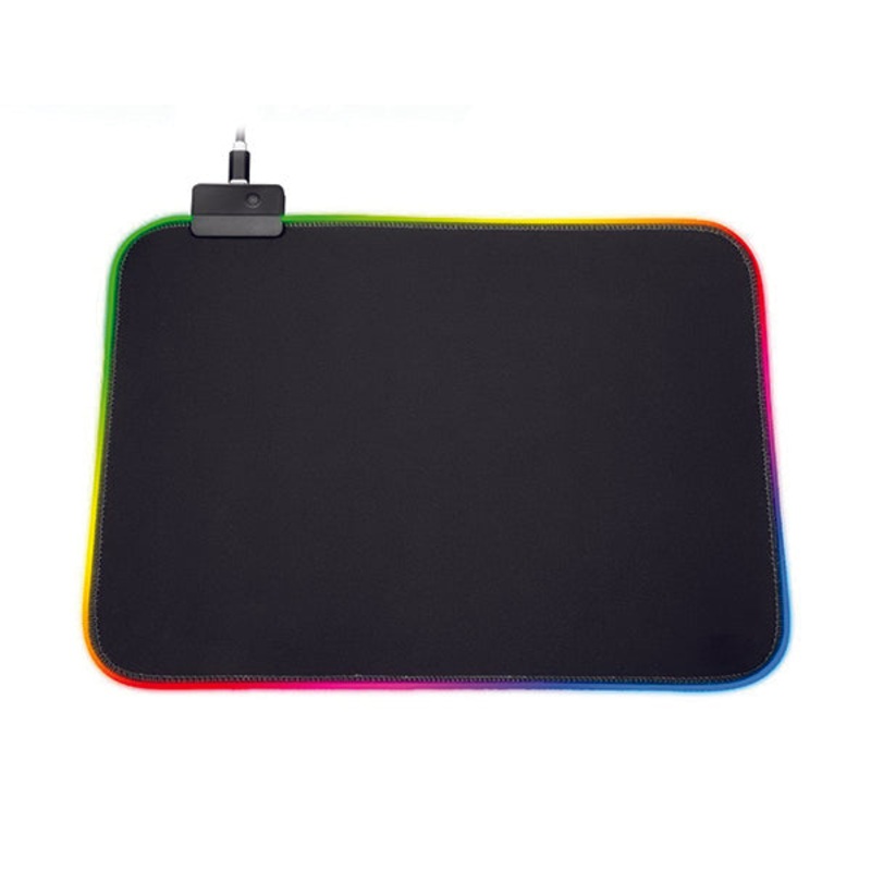 Gaming Mouse Pad Non-Slip Rubber Base with RGB Lights 7 Colors – RS02 – P410