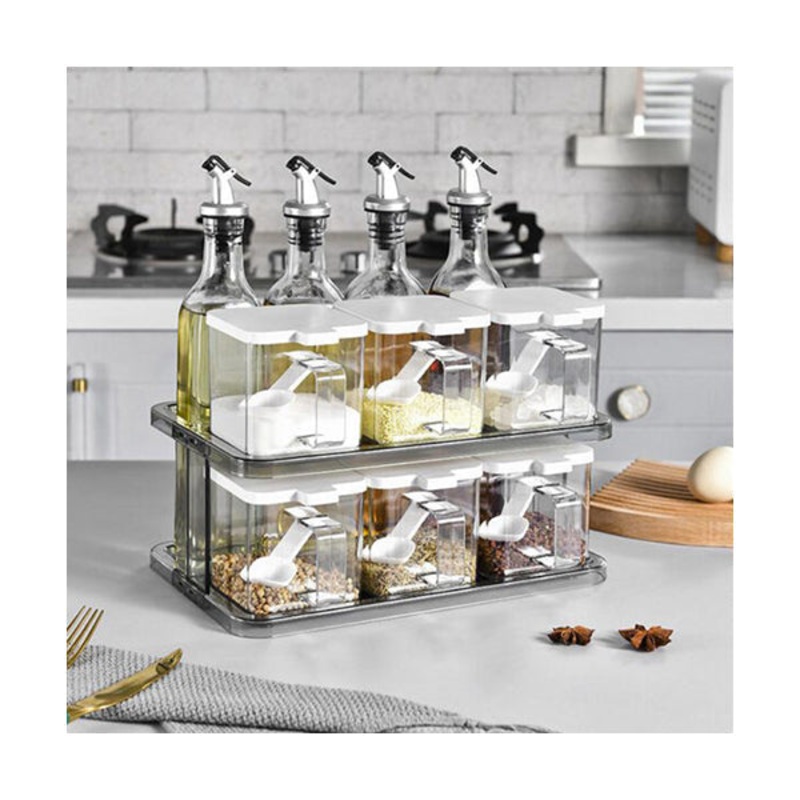 Oil Salt Sauce Vinegar Condiment Pots Storage – 97664