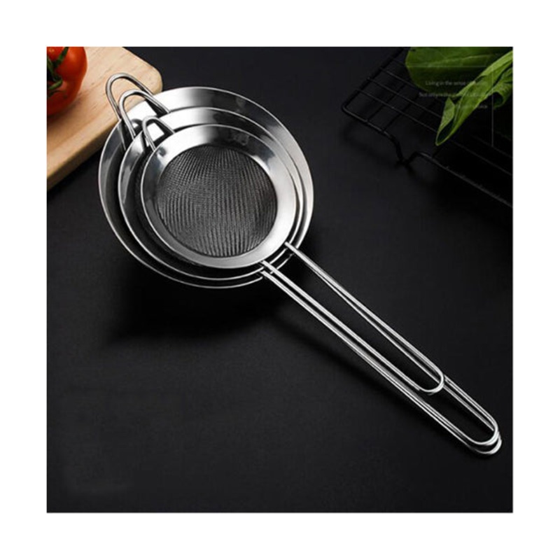 Premium Fine Mesh Strainers Stainless Steel Set of 3 Kitchen Sieves – 10421