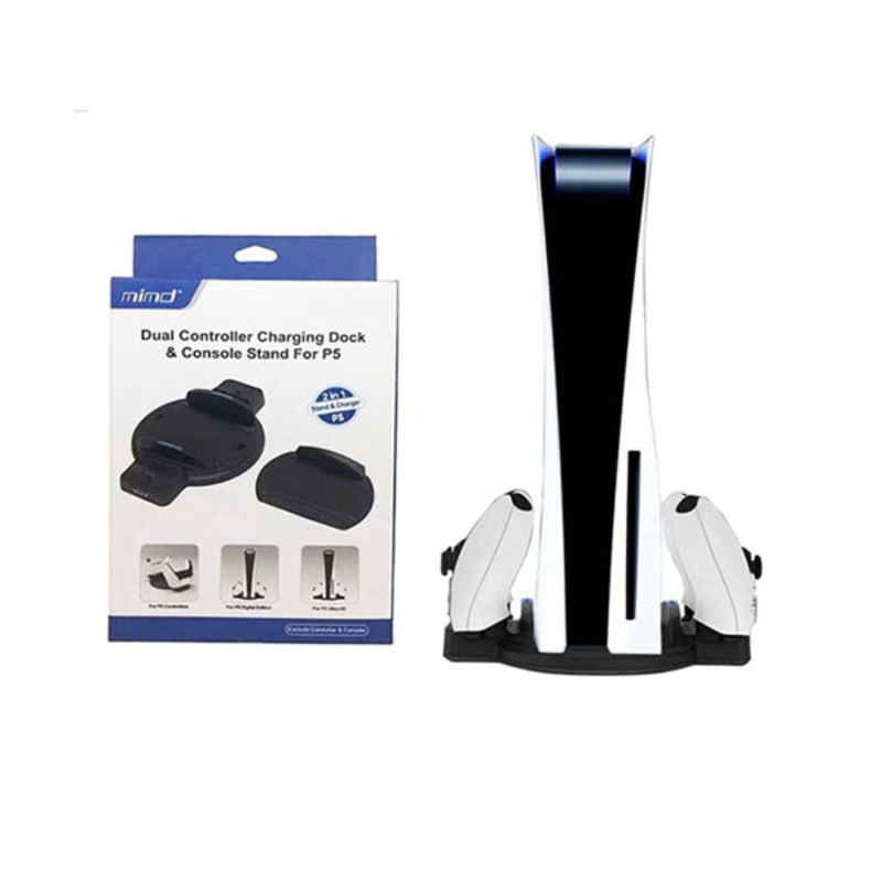 SND-465 Dual Controller Charging Dock & Console Stand For PS5 – 10053