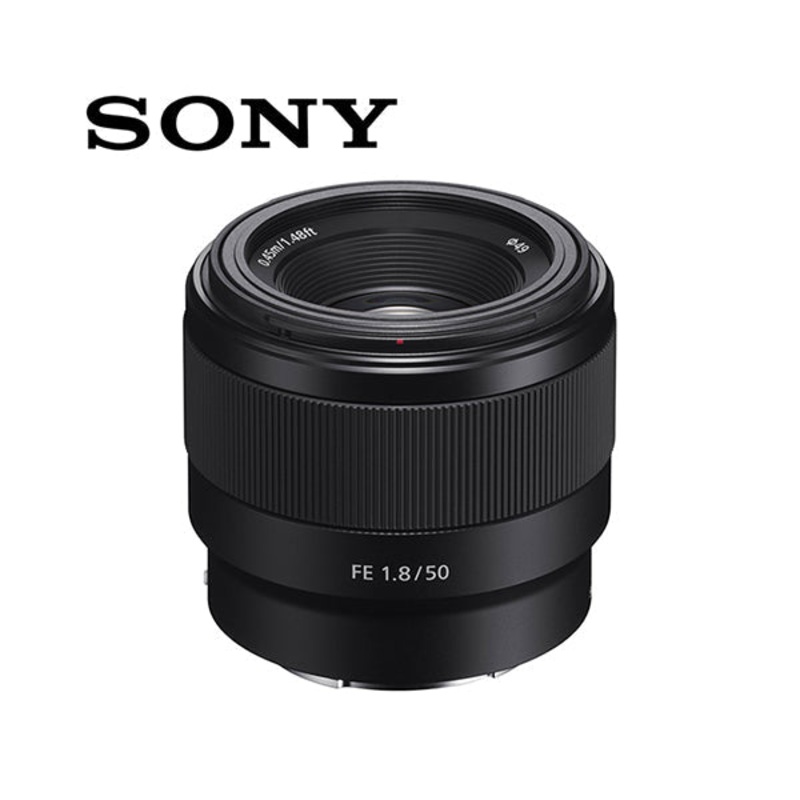 Sony FE 50mm f/1.8 Lens|Black|Brand New