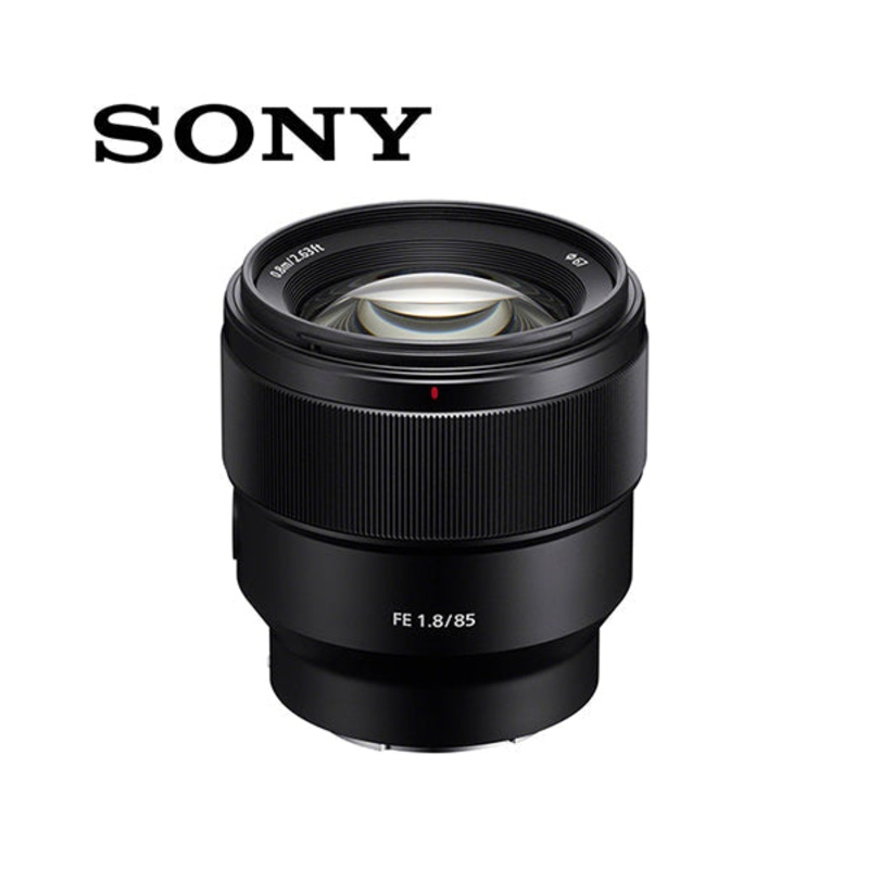 Sony FE 85mm f/1.8 Lens|Black|Brand New