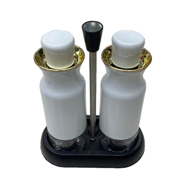 Stainless Steel Oil and Vinegar Bottle 2-Piece Set – 10519