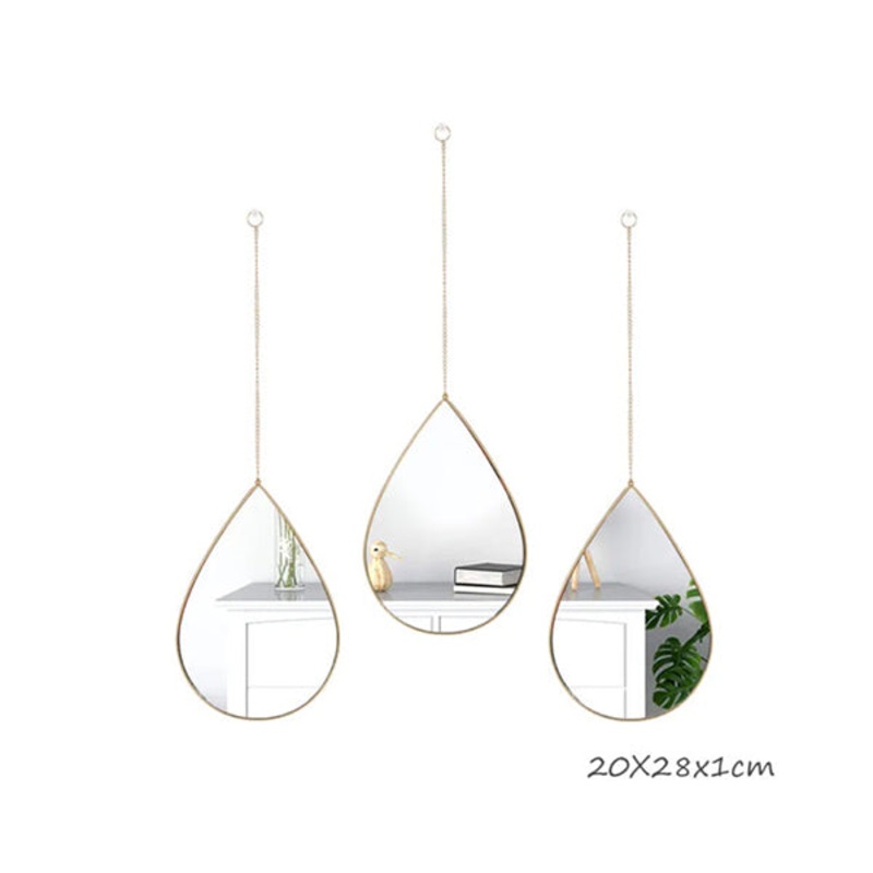 Tear Decorative Mirror Set of 6, HB-98-SD6 – 98682