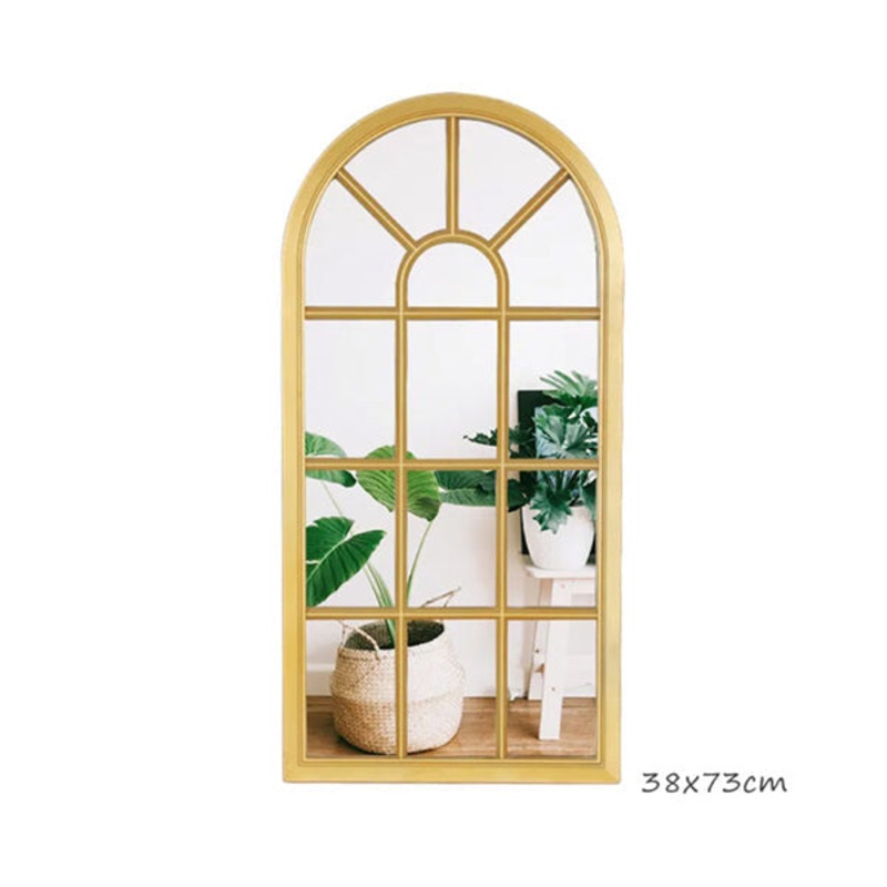 Vintage Decorative Arched Window Wall Mirror HB-73 – 98674