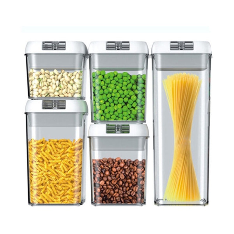 5 Pcs Set, Food Storage Containers, Easy Lock Lids – 10536