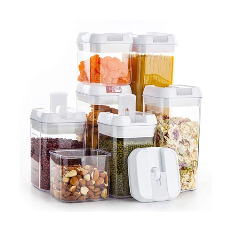 7 Pcs Set, Food Storage Containers, Easy Lock Lids – 10537