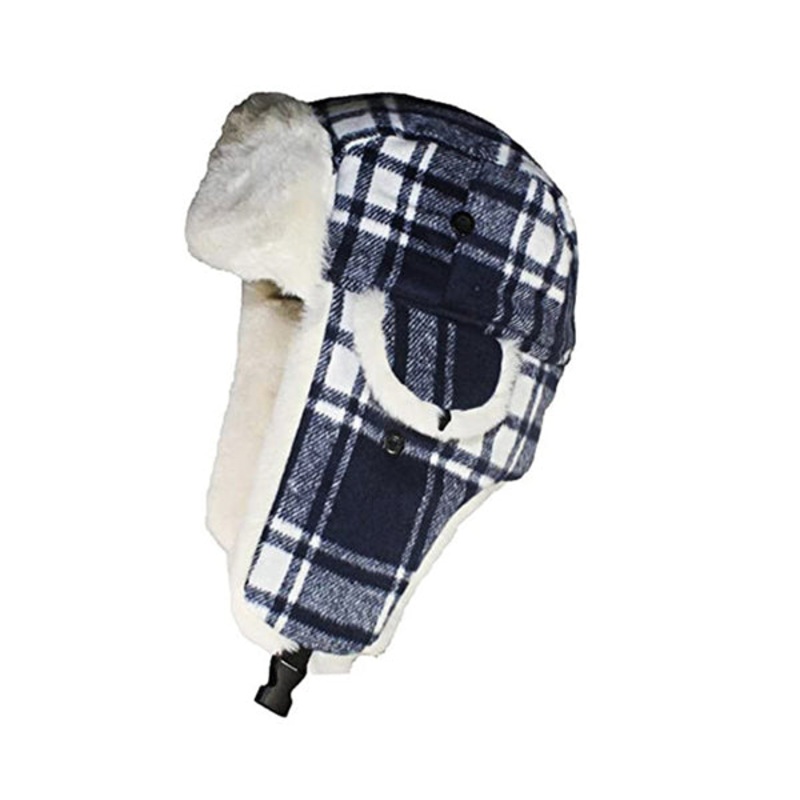 Best Winter Hats Big Kids Quality Madras Plaid Russian – 77527