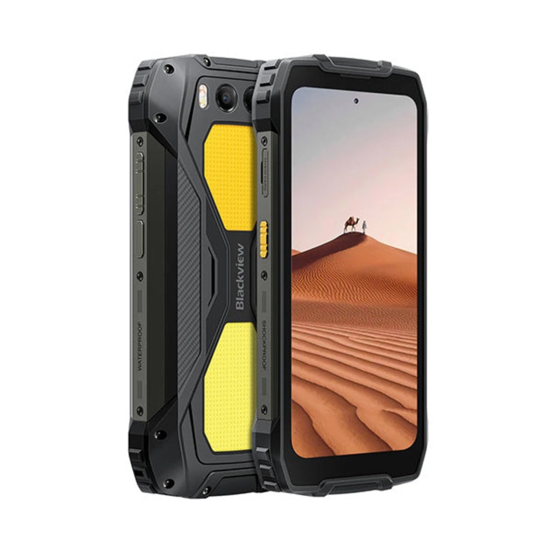 Blackview BV7300 18GB/256GB Rugged Phone (12GB Extended RAM) 15000mAh Night Vision Camera Camping Light 4G Ruggedized Cellphone
