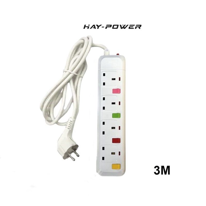 Hay-Power 4Way Extension With 3M Cord  BW-004