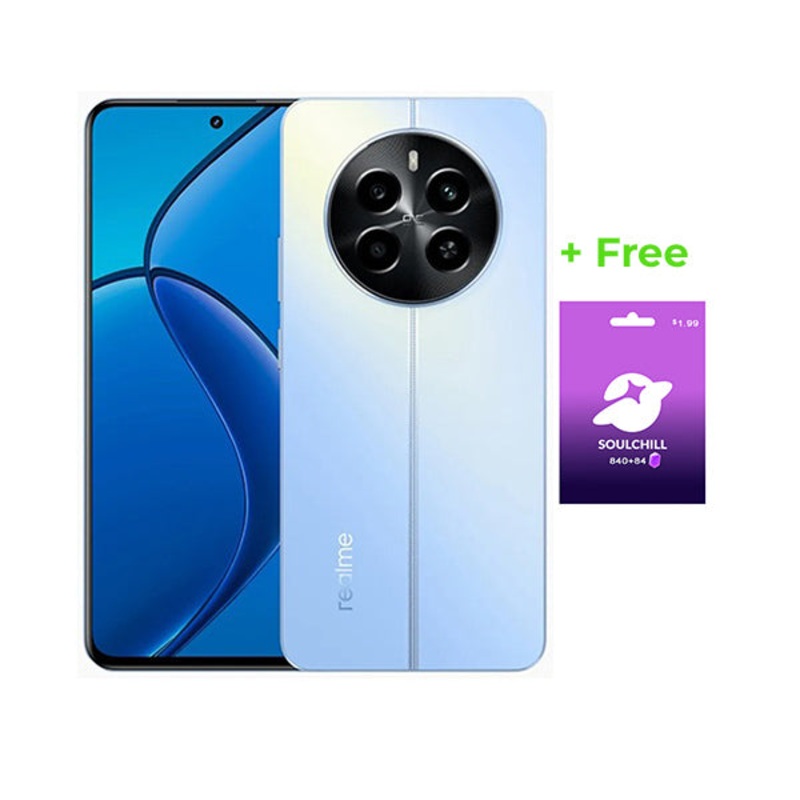 Realme R12 4G 16GB/512GB (8GB Extended RAM) + Free Soulchill 840 + 84 Free Crystals Voucher + 120 Days Screen Replacement Warranty