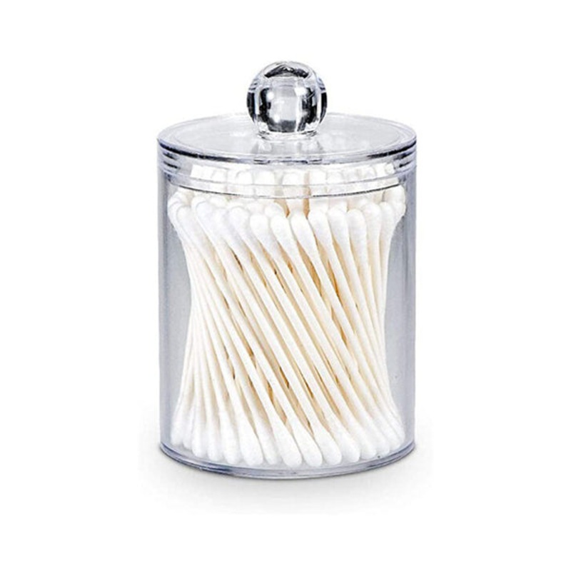 Acrylic Cosmetic Organizer, Cotton Buds Round #2196 – 94430