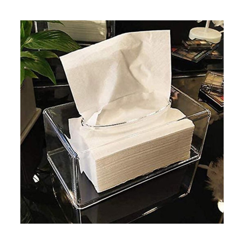 Acrylic Cosmetic Organizer, Tissue Box #ZA-009 – 10836