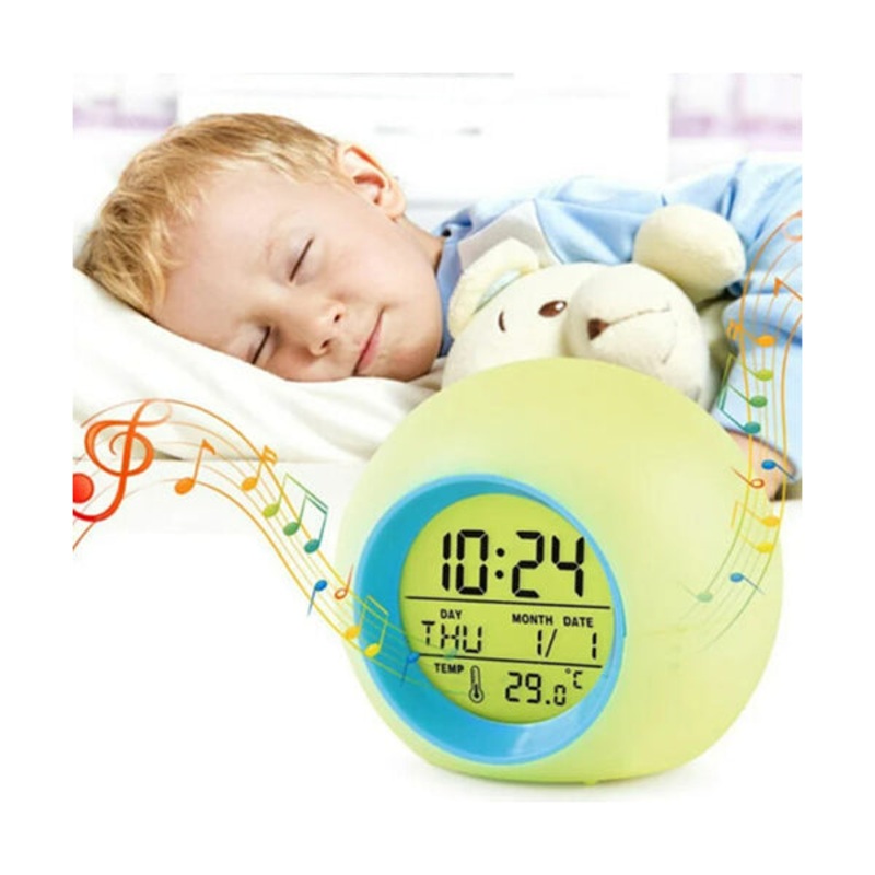Color Change LED Alarm Clock #809 – 10094