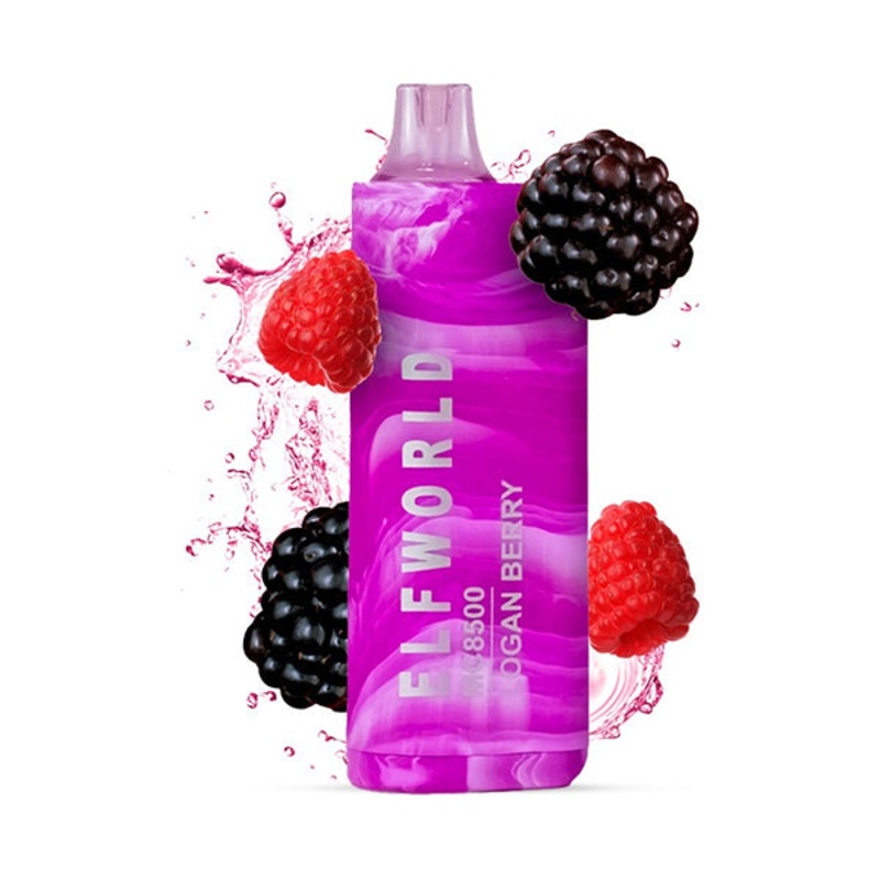 ELFWORLD MC8500 Vape Logan Berry, 8500 Puffs 14ml E-liquid Disposable Hookah Bar